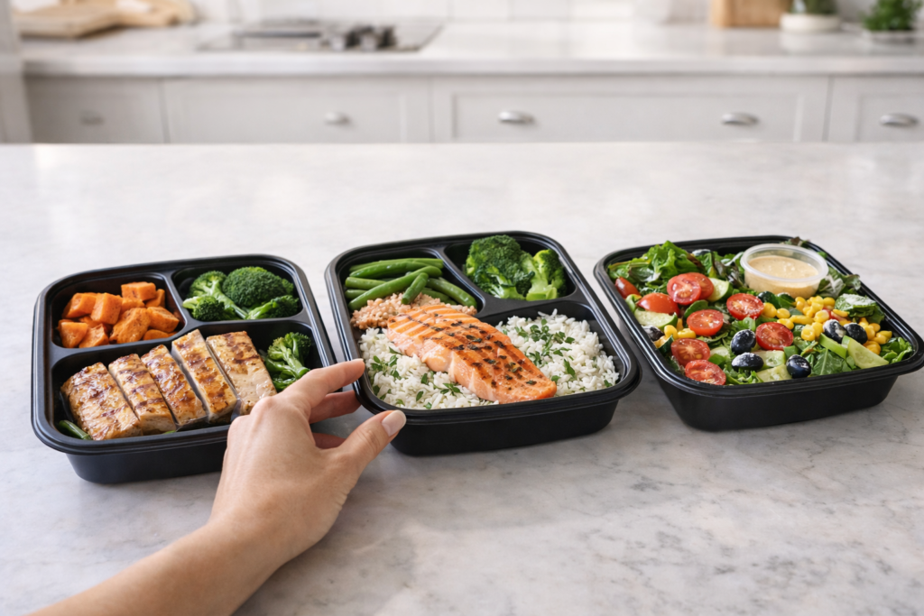 Diet-to-Go Review 2026: Is Meal Delivery Worth It for Women Over 40? Diet-to-Go meal delivery containers with healthy prepared meals for women over 40