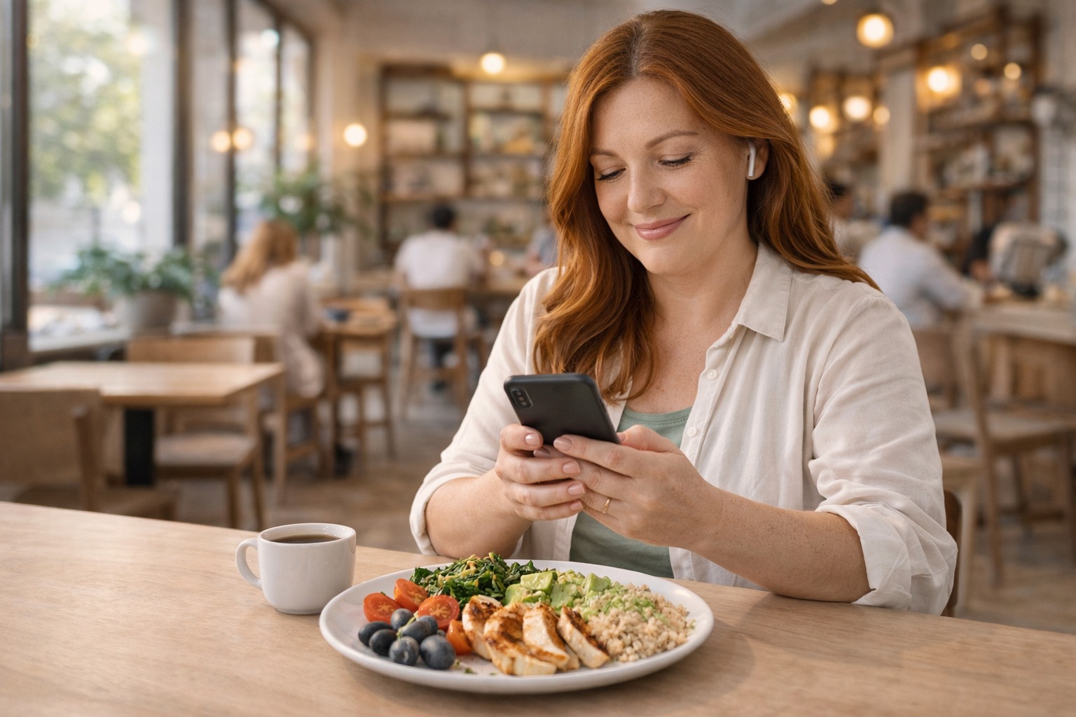 WW Weight Watchers review for women over 40 with healthy meal and phone app