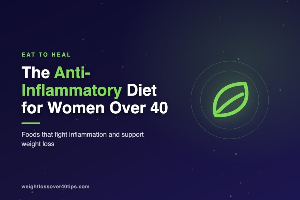 Anti-inflammatory diet for women over 40 - leaf illustration